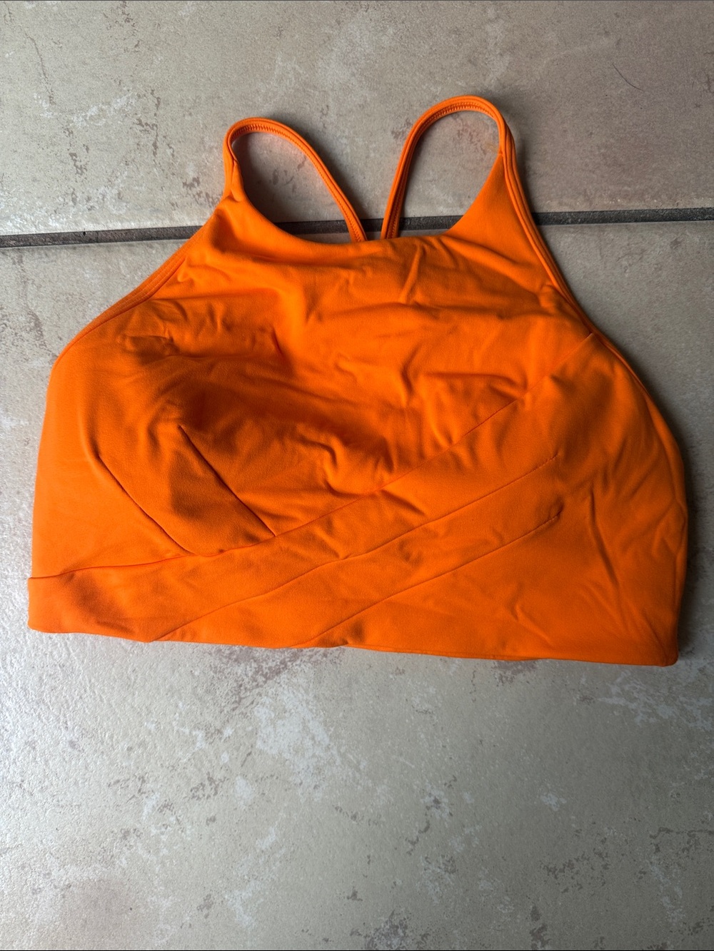 Lululemon Orange Sports Bra